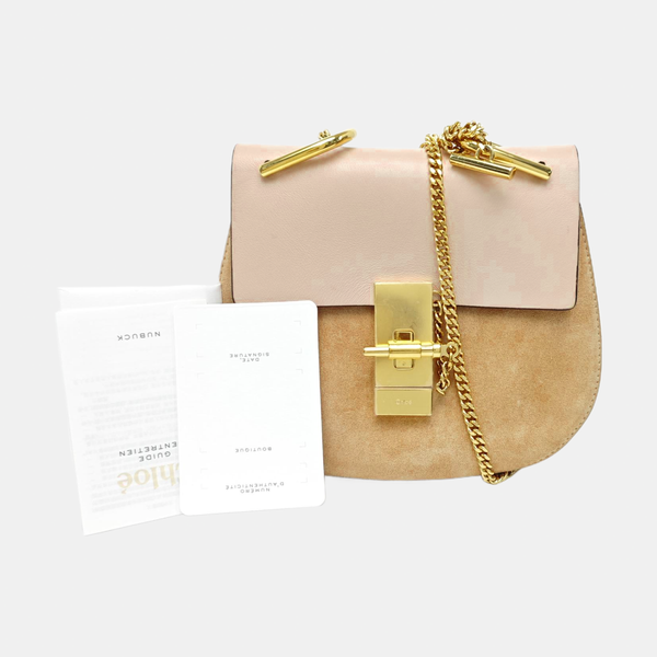 Drew Mini Calfskin Pink