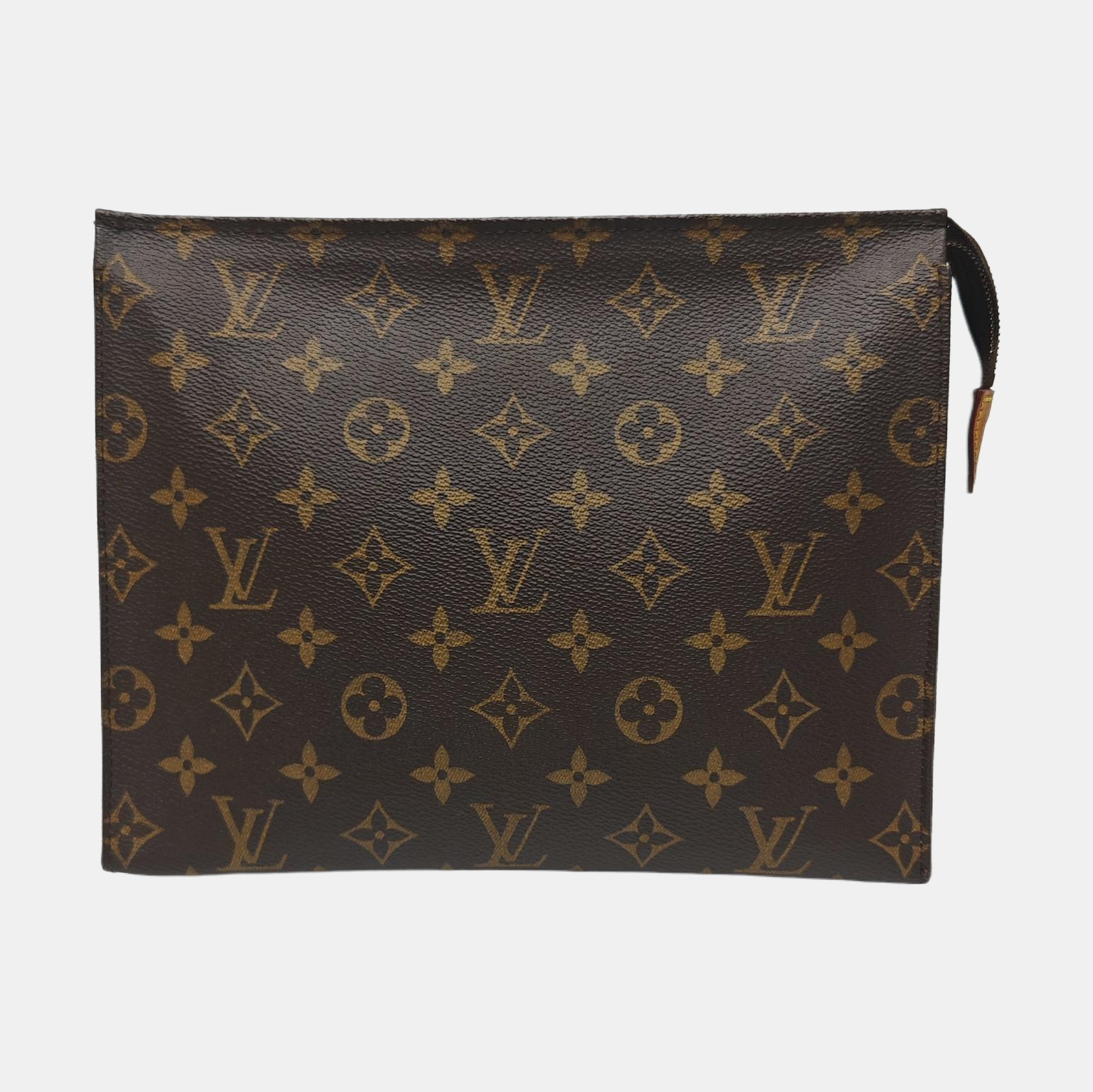 TOILET POCKET 26 Monogram Coated Canvas Brown