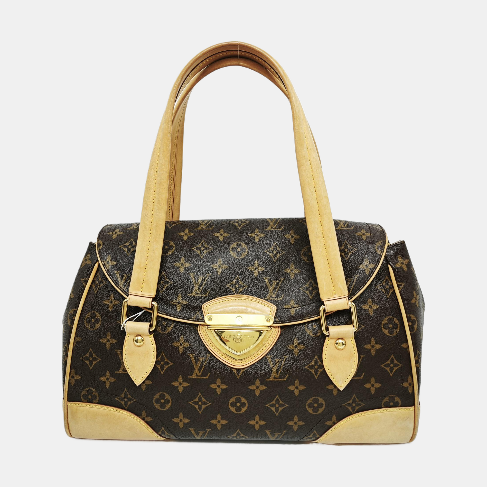BEVERLY GM Monogram Coated Canvas Brown