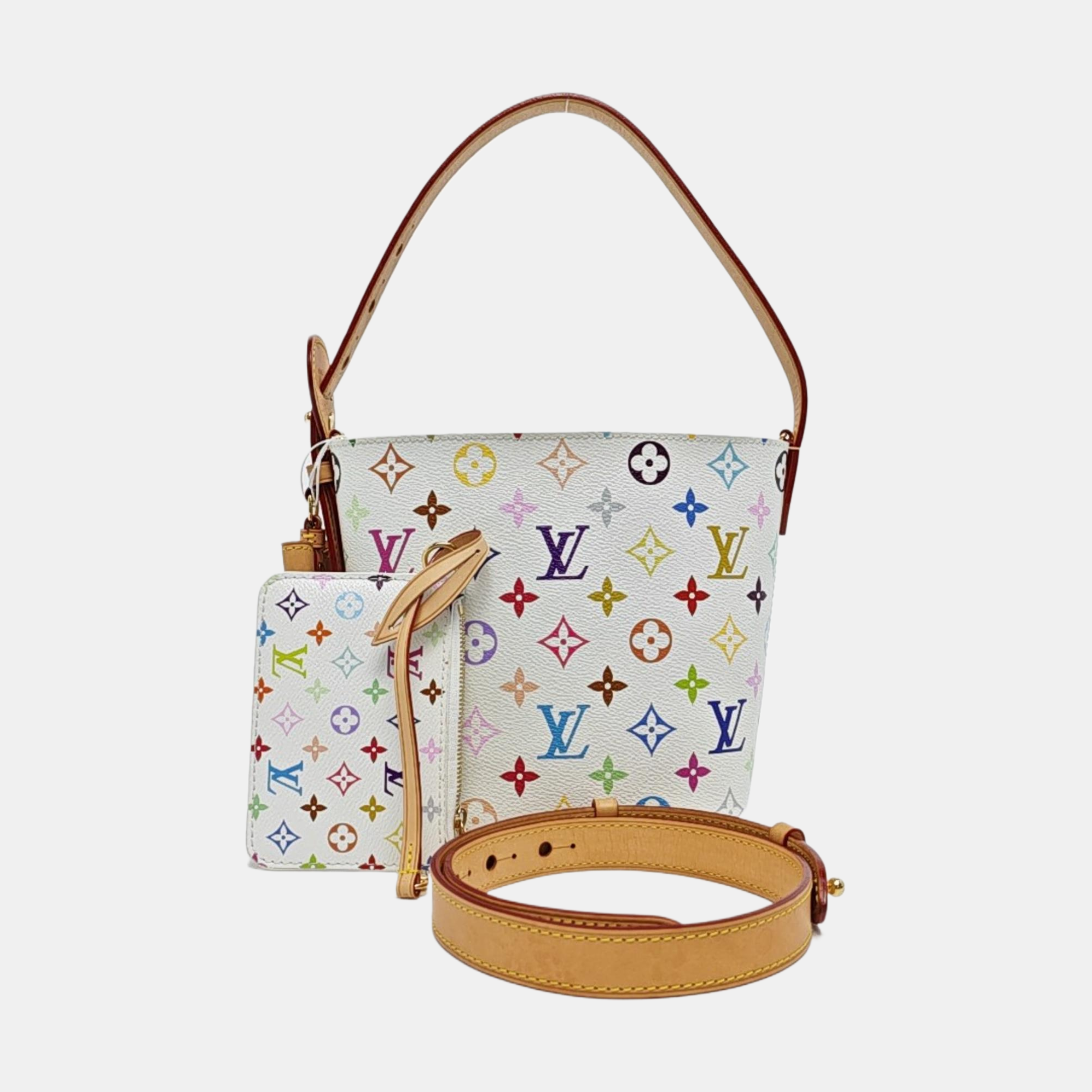 LV × TM ALL IN BB Monogram Coated Canvas White