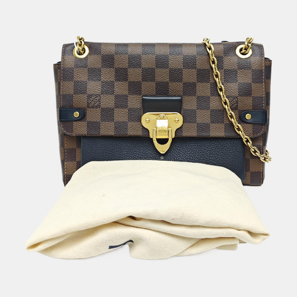 VAVIN PM Damier Ebene Coated Canvas Brown