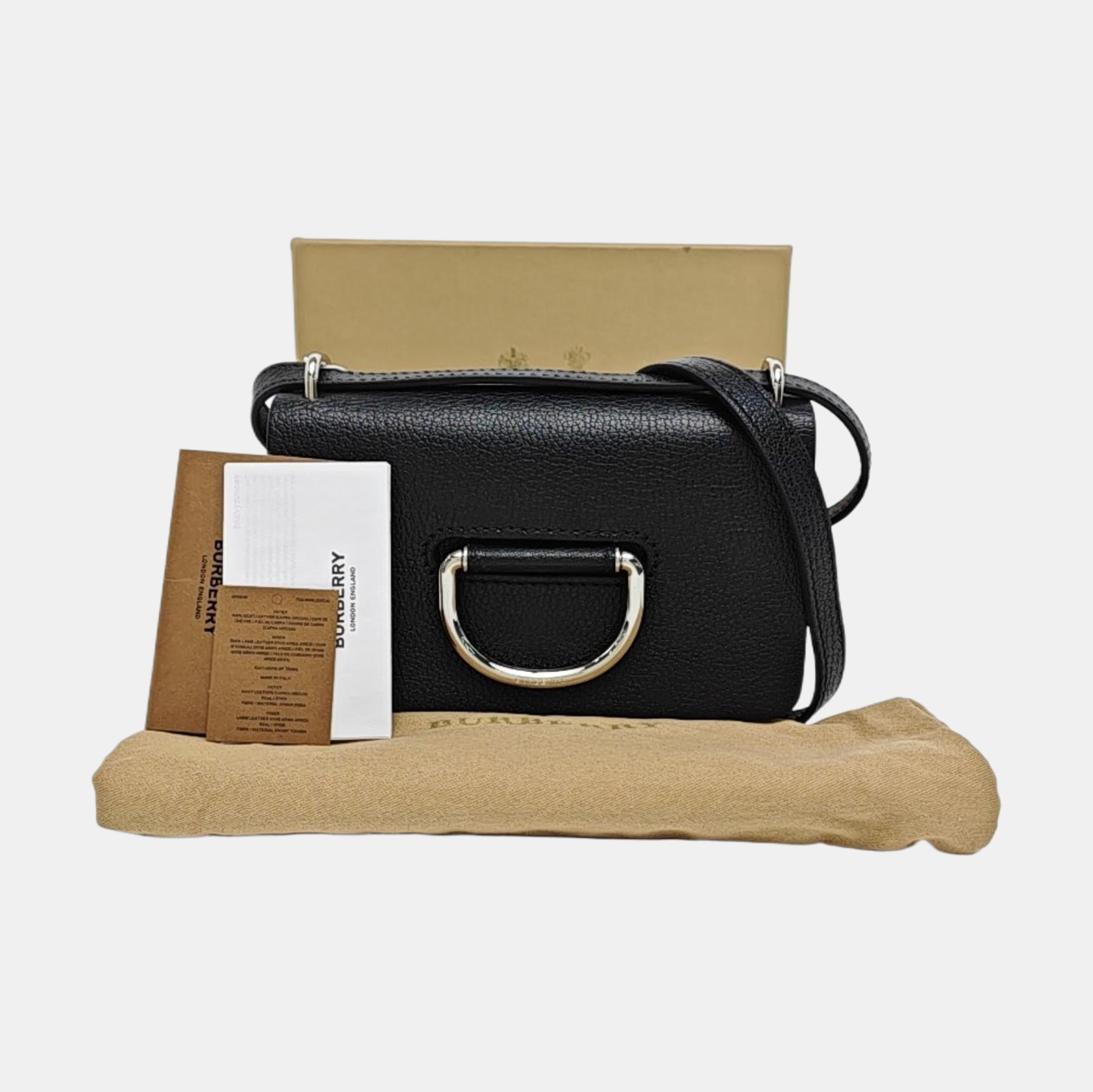 D-Ring Calfskin Black