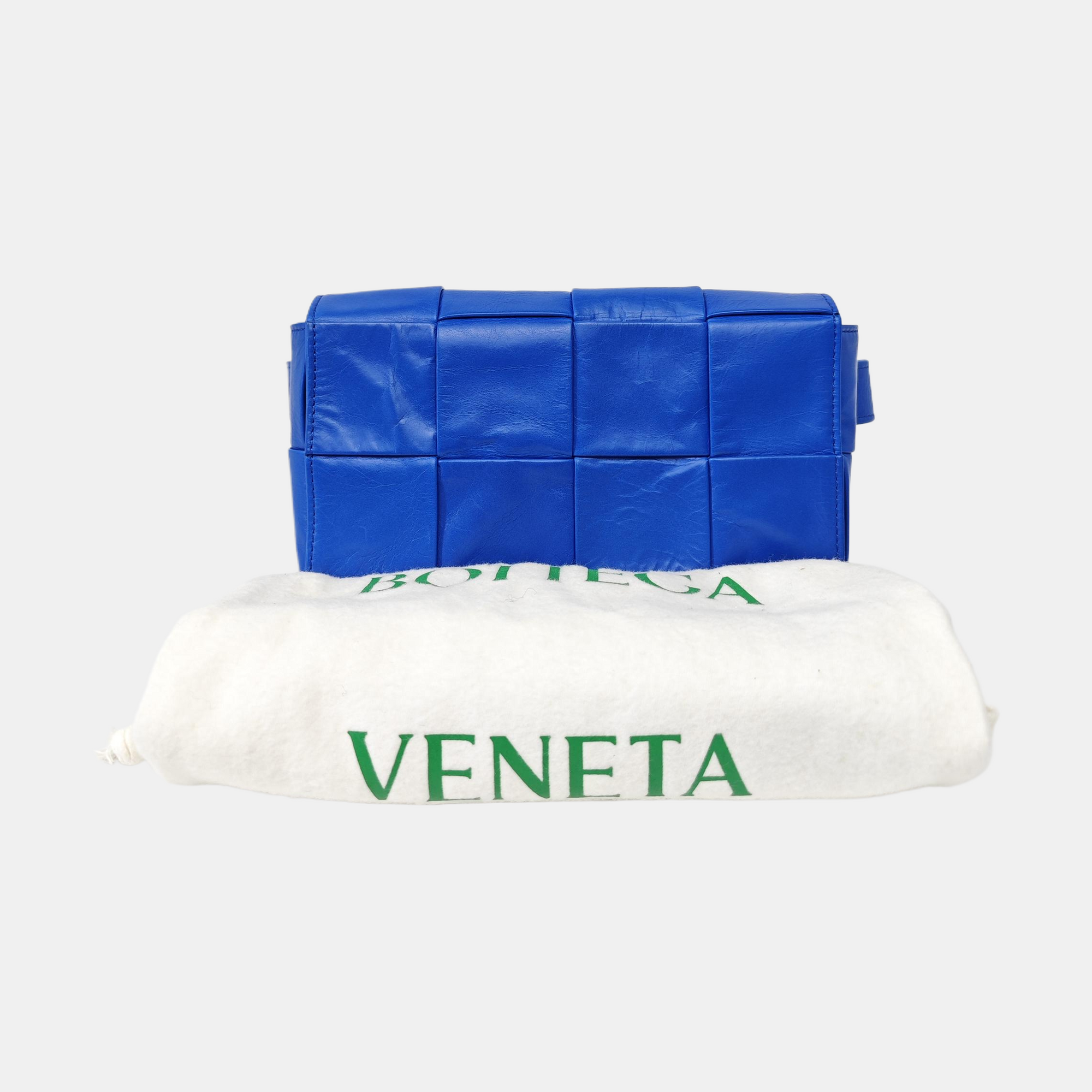 Cassette Small Calfskin Blue