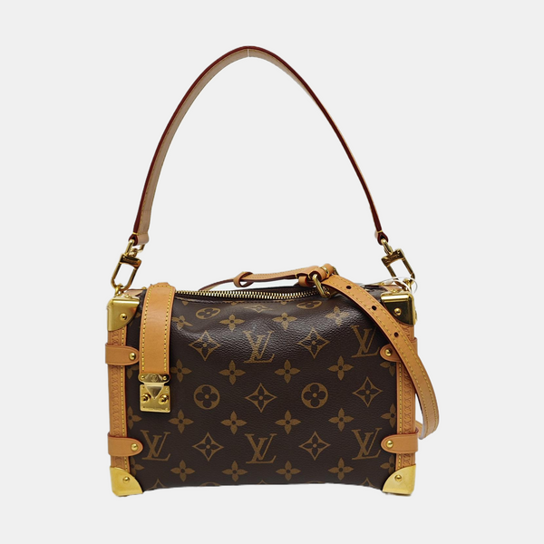 SIDE TRUNK MM Monogram Coated Canvas Brown