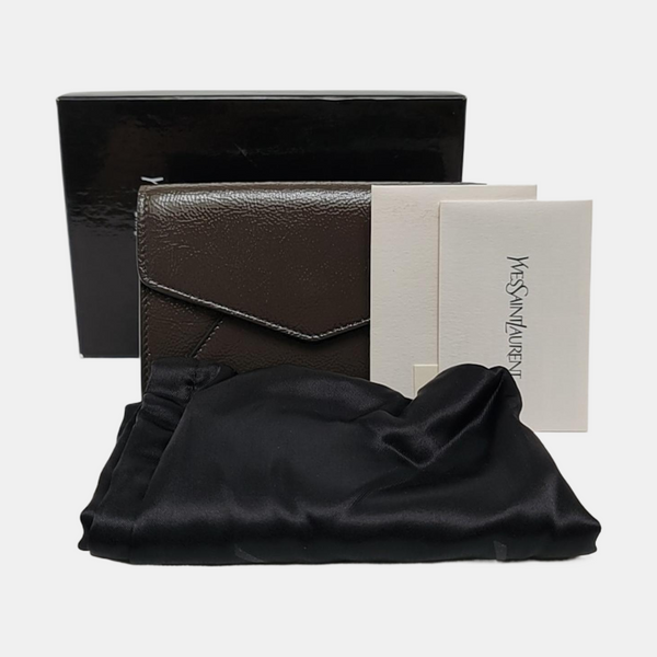 Patent Leather Wallet Green