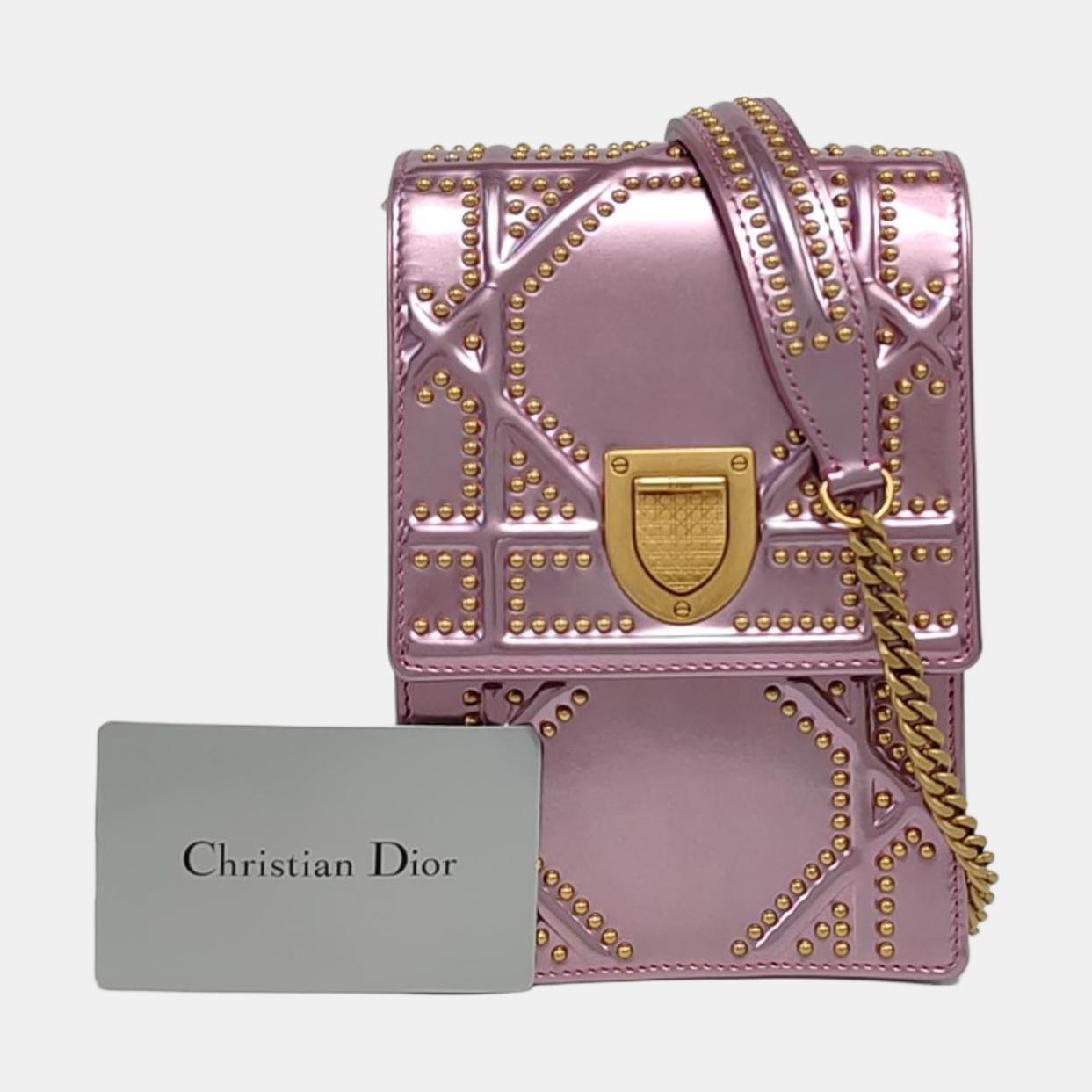 Authenticated pre-owned  Diorama Calfskin Pink - Shoulder Bag at Looply