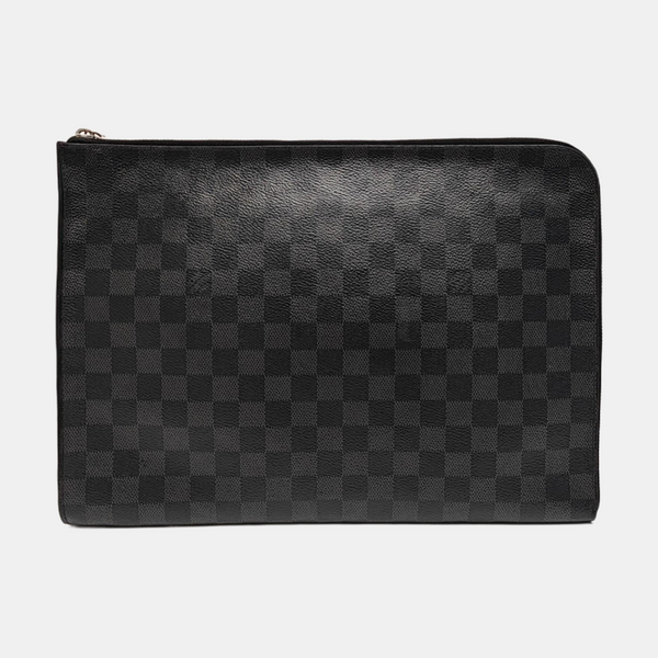 JOUR GM Damier Graphite Coated Canvas Gray