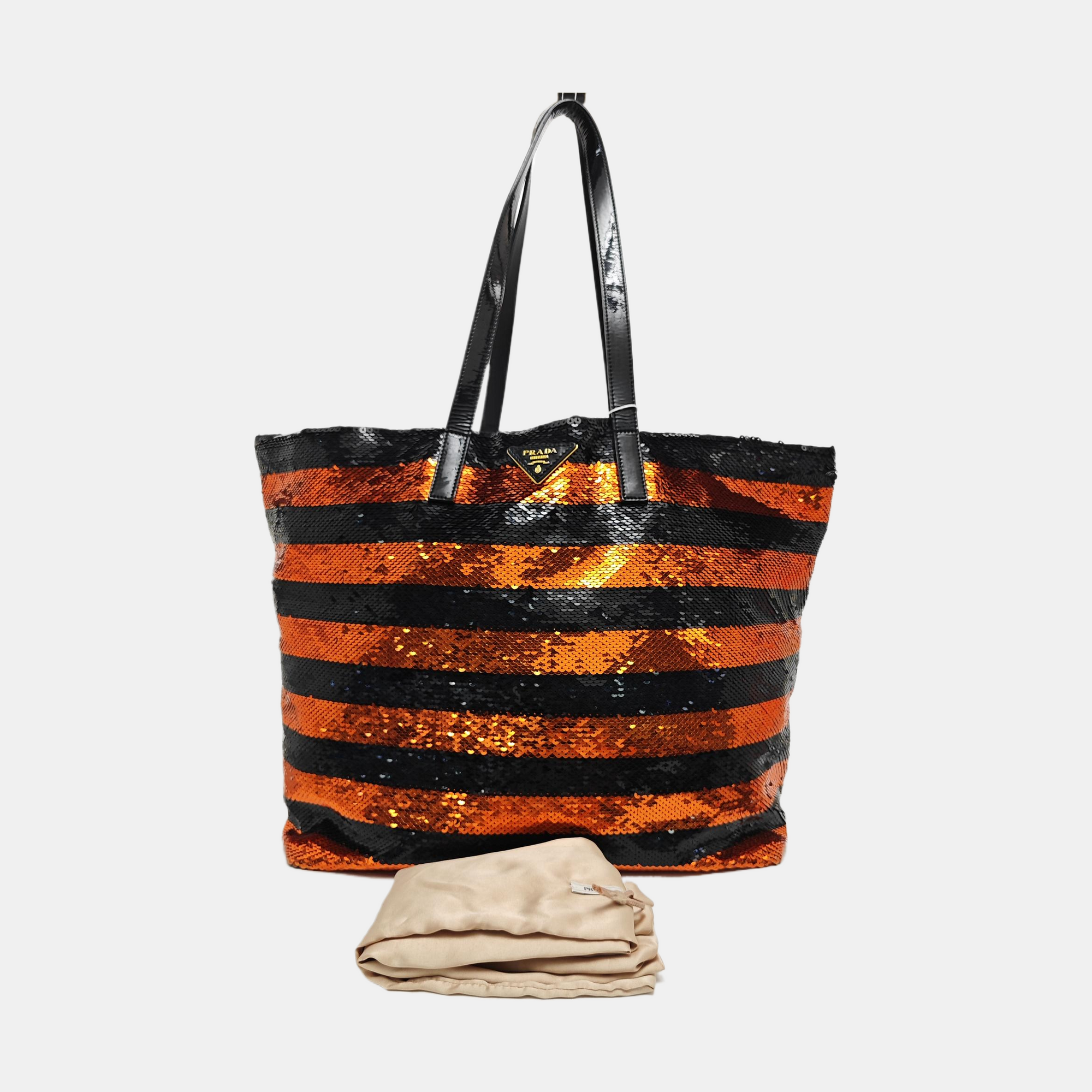 Sequins Tote Bag Black