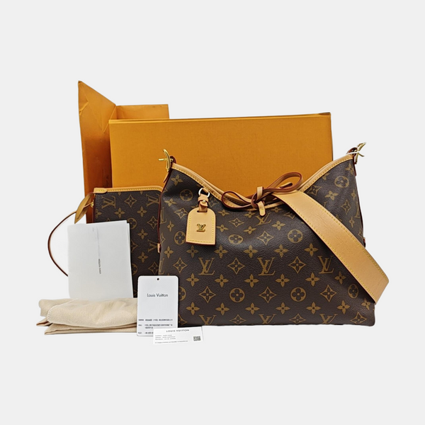 CARRYALL PM Monogram Coated Canvas Brown