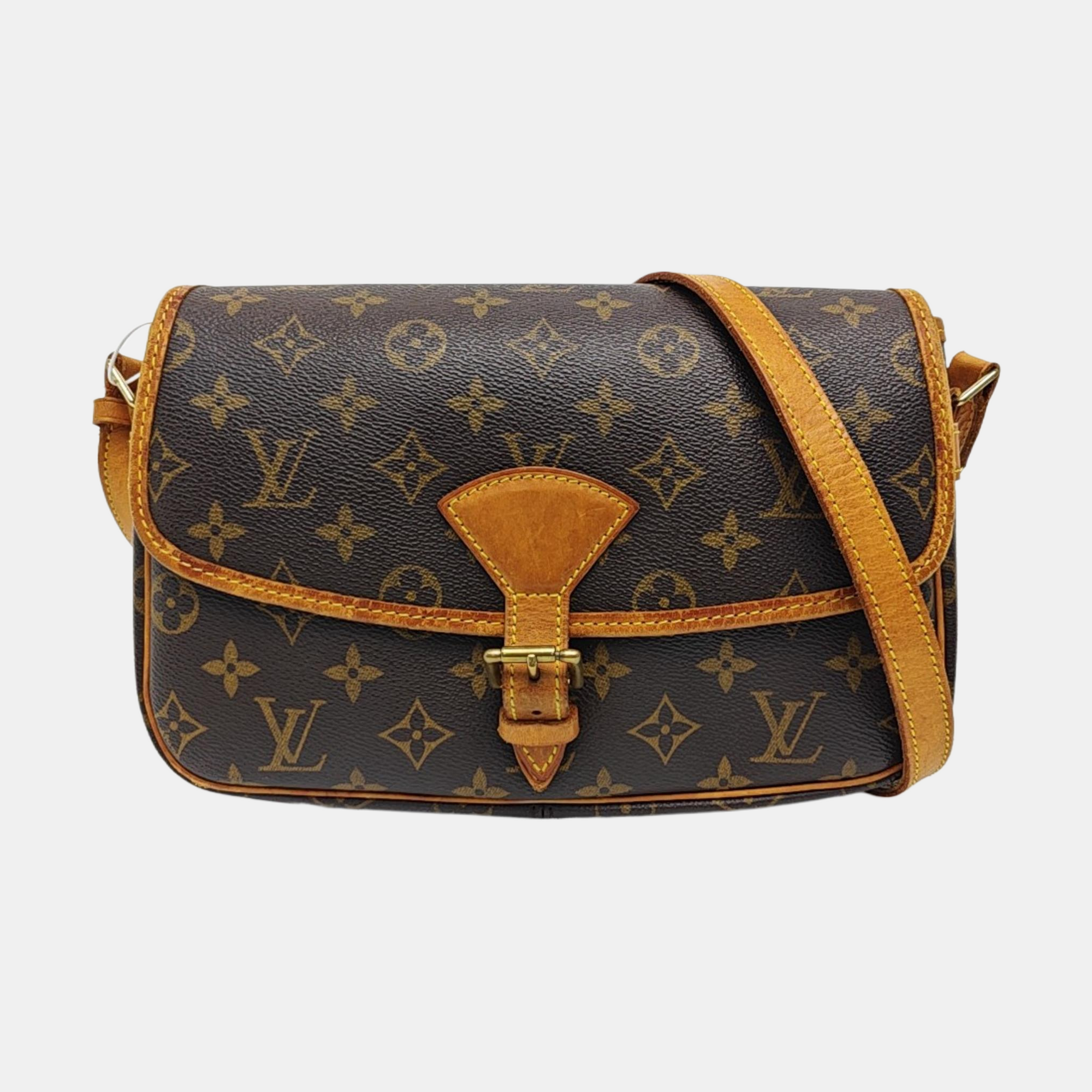 SOLOGNE PM Monogram Coated Canvas Brown