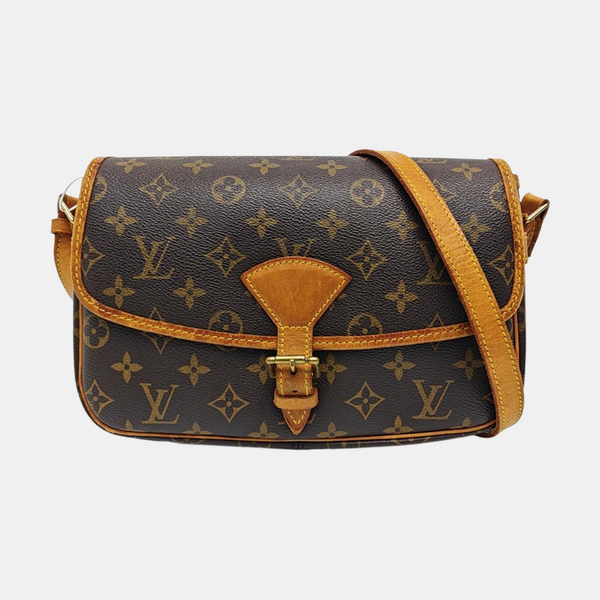 SOLOGNE PM Monogram Coated Canvas Brown
