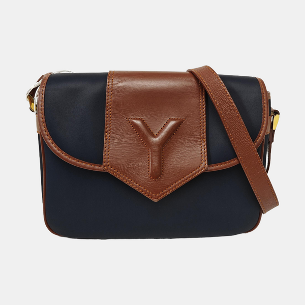 Nylon Shoulder Bag Blue