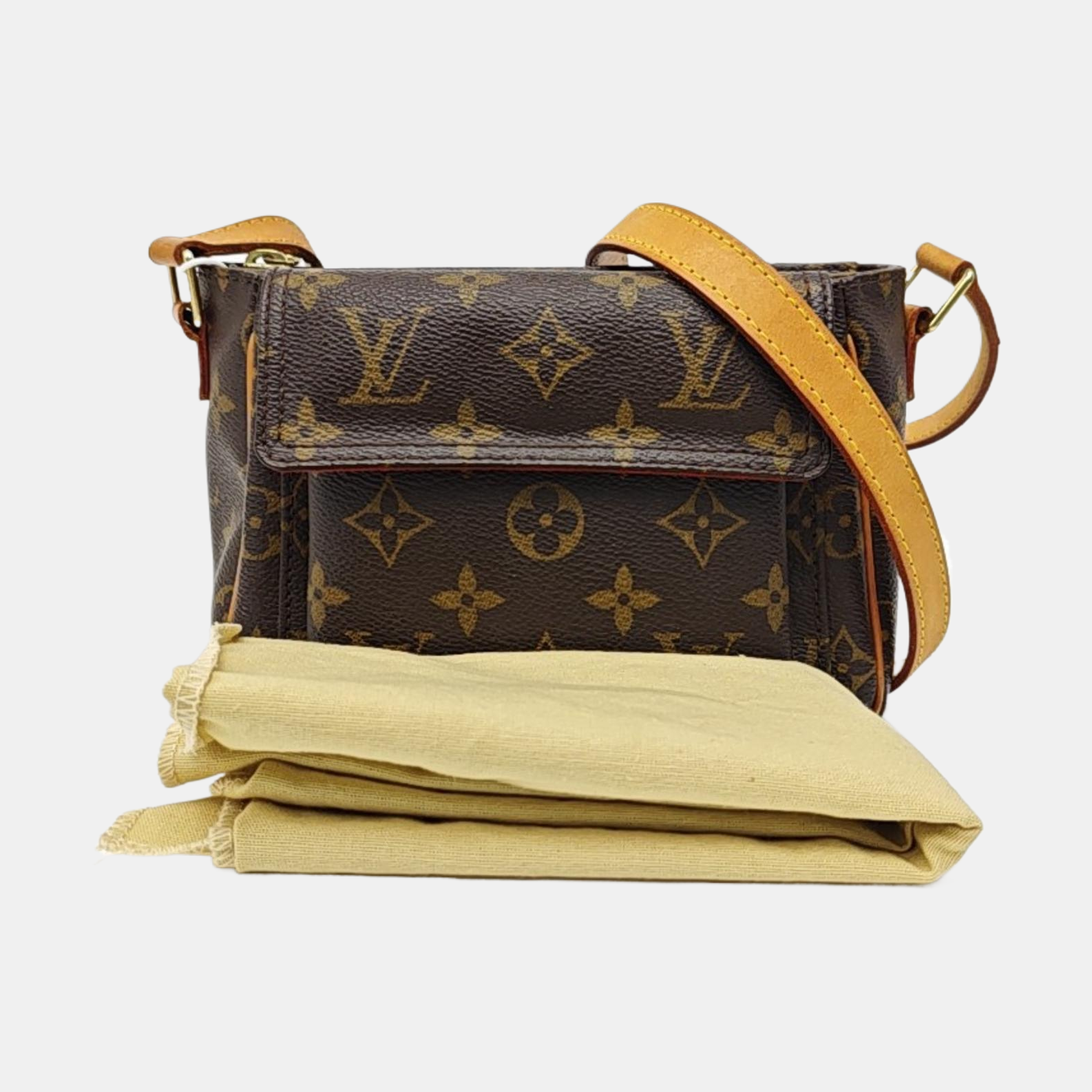 VIVA CITE PM Monogram Coated Canvas Brown