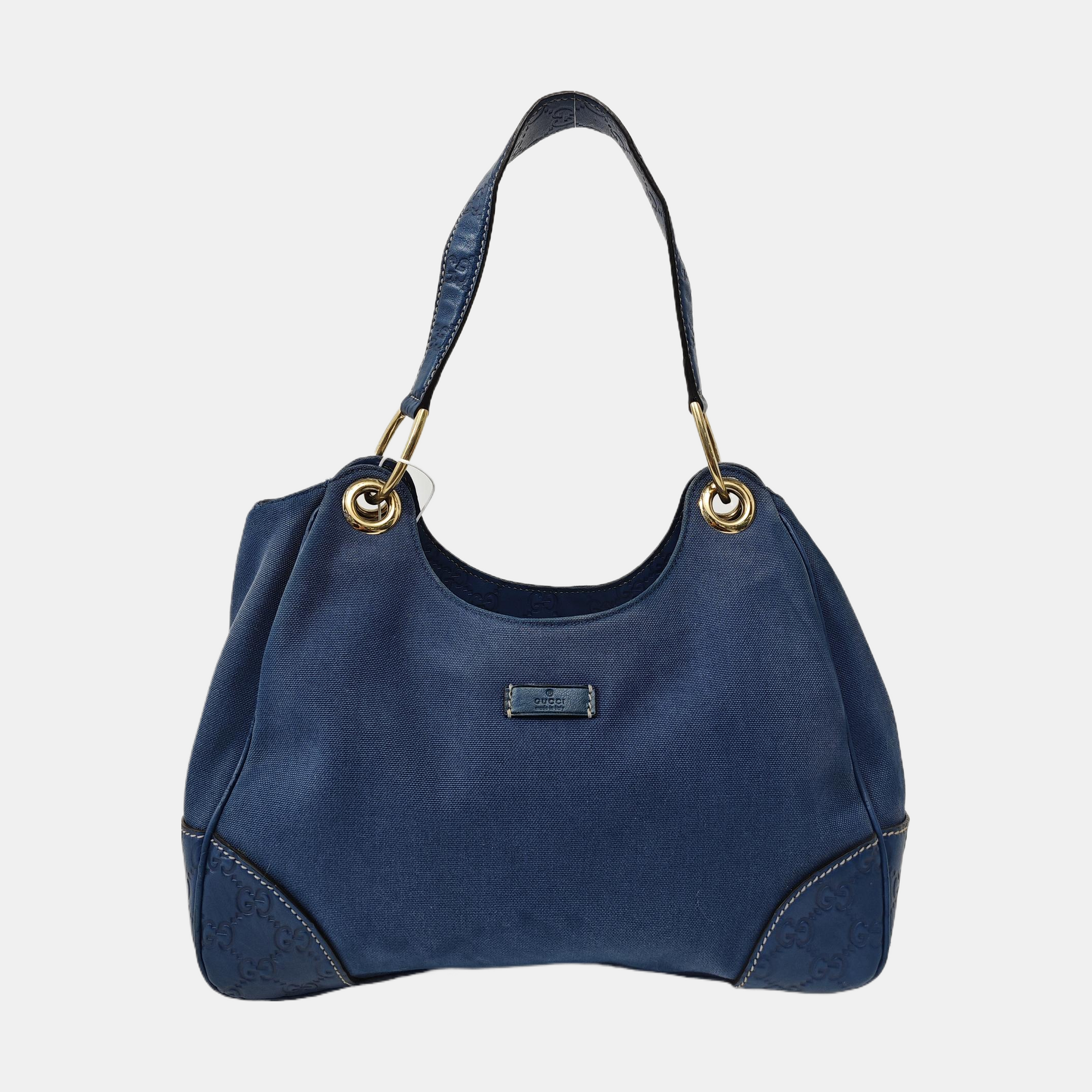 Canvas Shoulder Bag Blue