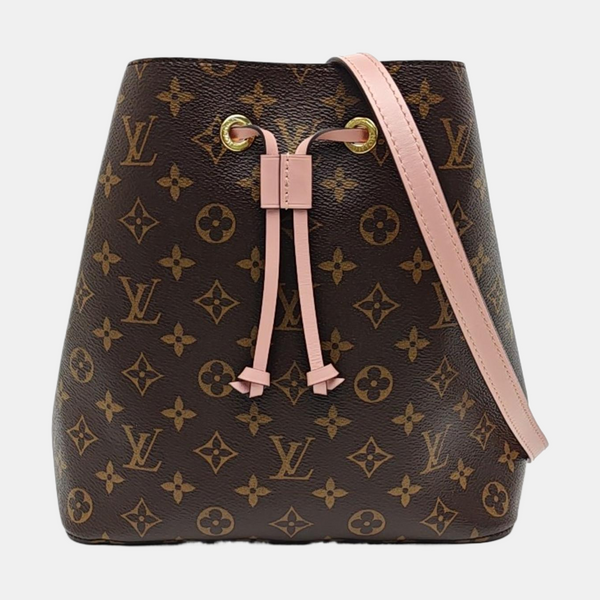 NÉONOÉ MM Monogram Coated Canvas Brown
