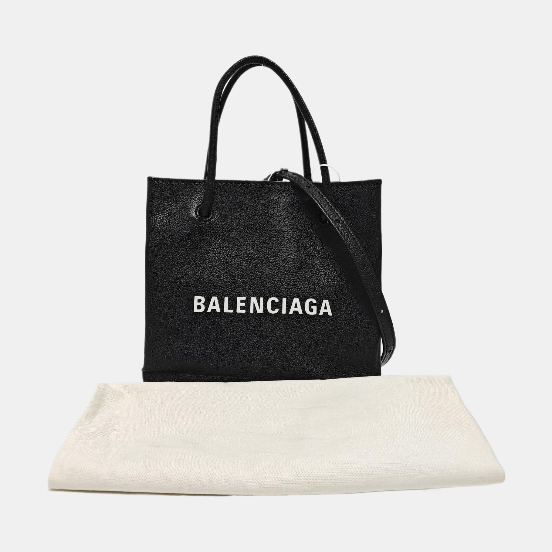 Shopping Bag Large Calfskin Black