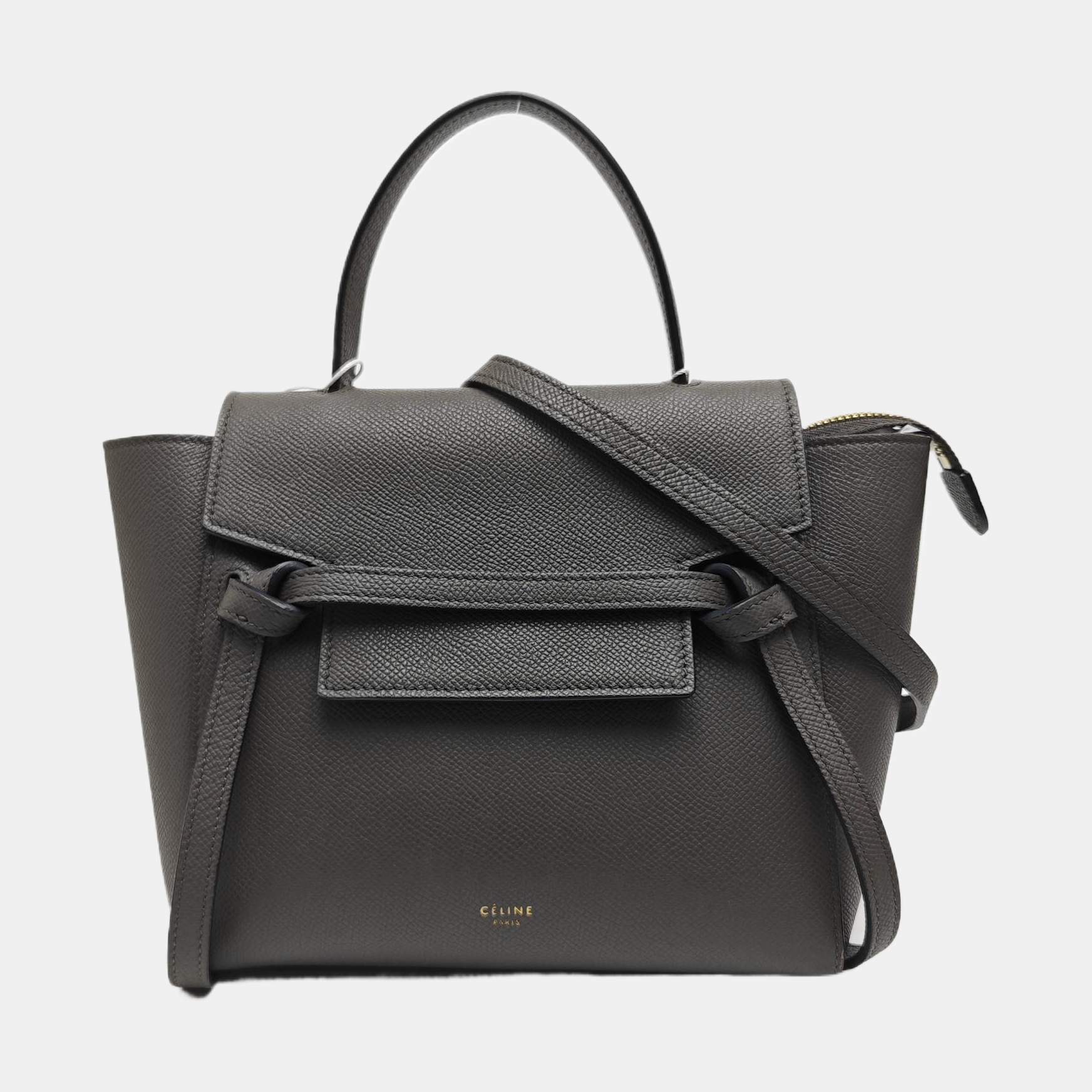 BELT Nano Calfskin Gray