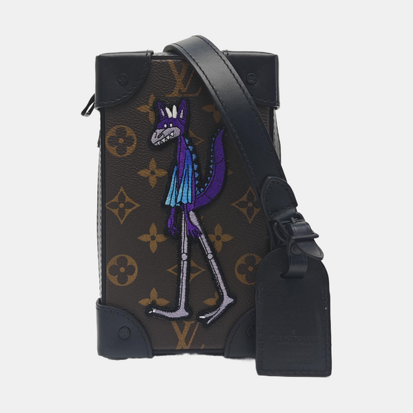 SOFT TRUNK Monogram Coated Canvas Brown