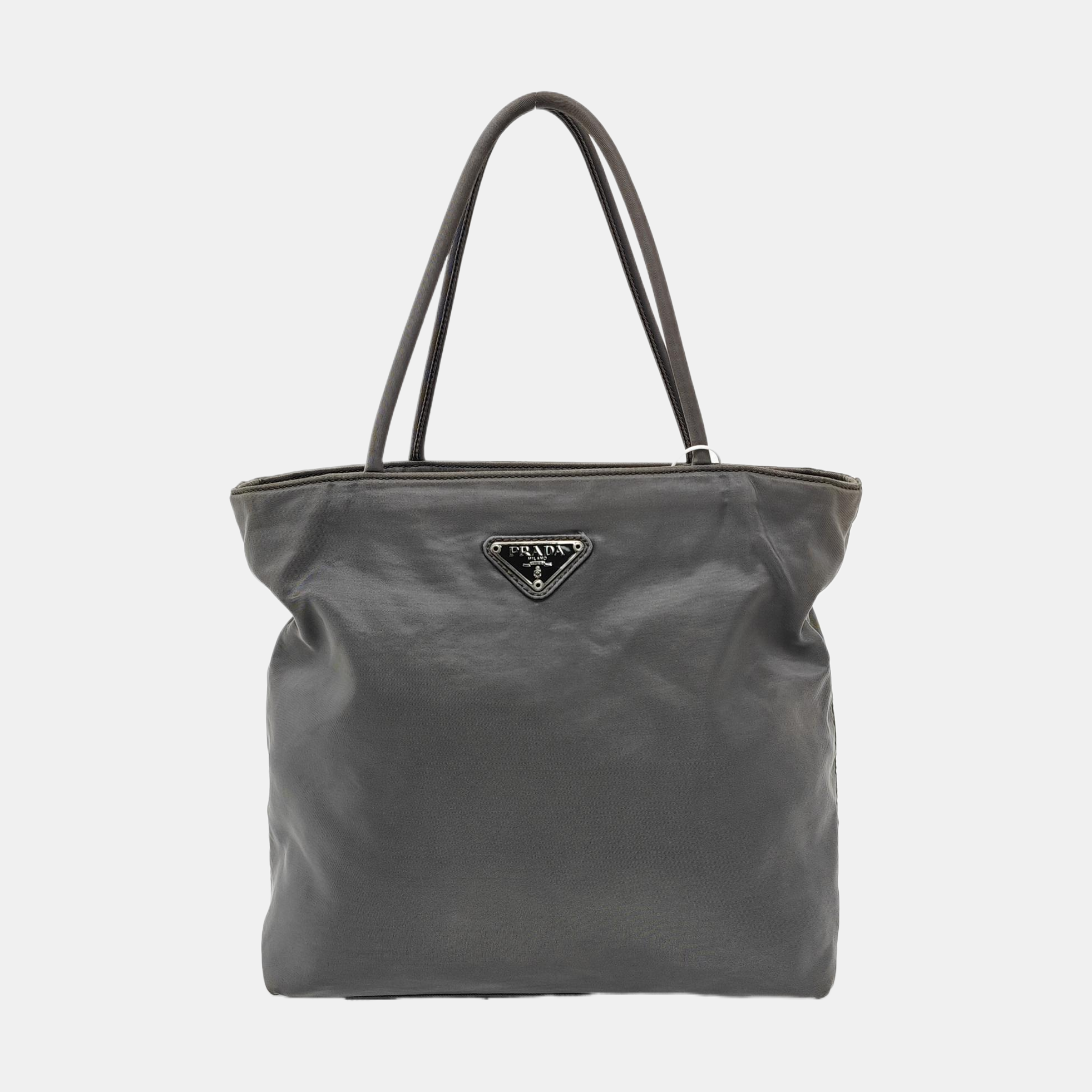 Nylon Tote Bag Gray