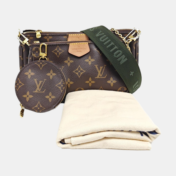 MULTI Monogram Coated Canvas Brown
