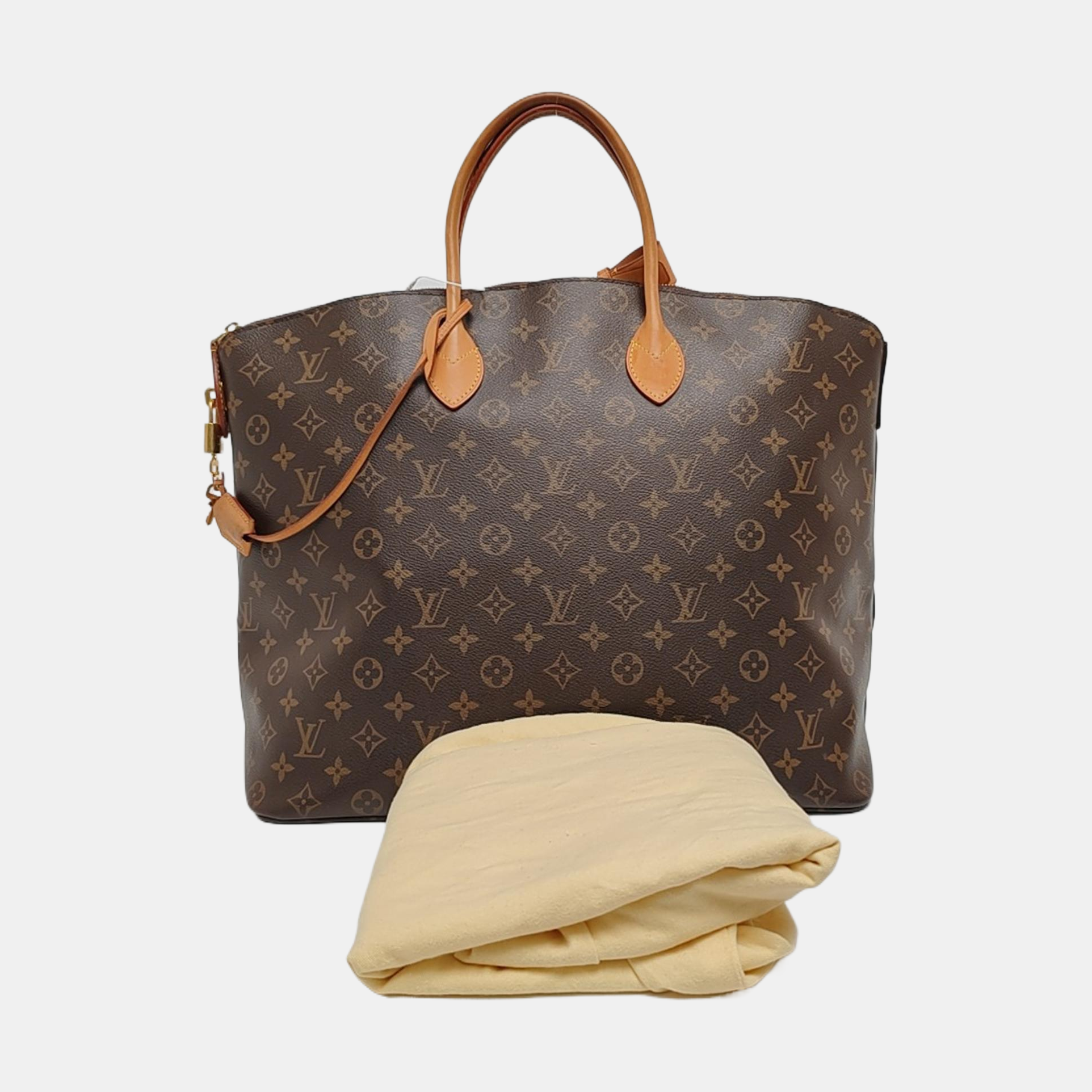 LOCKIT Monogram Coated Canvas Brown