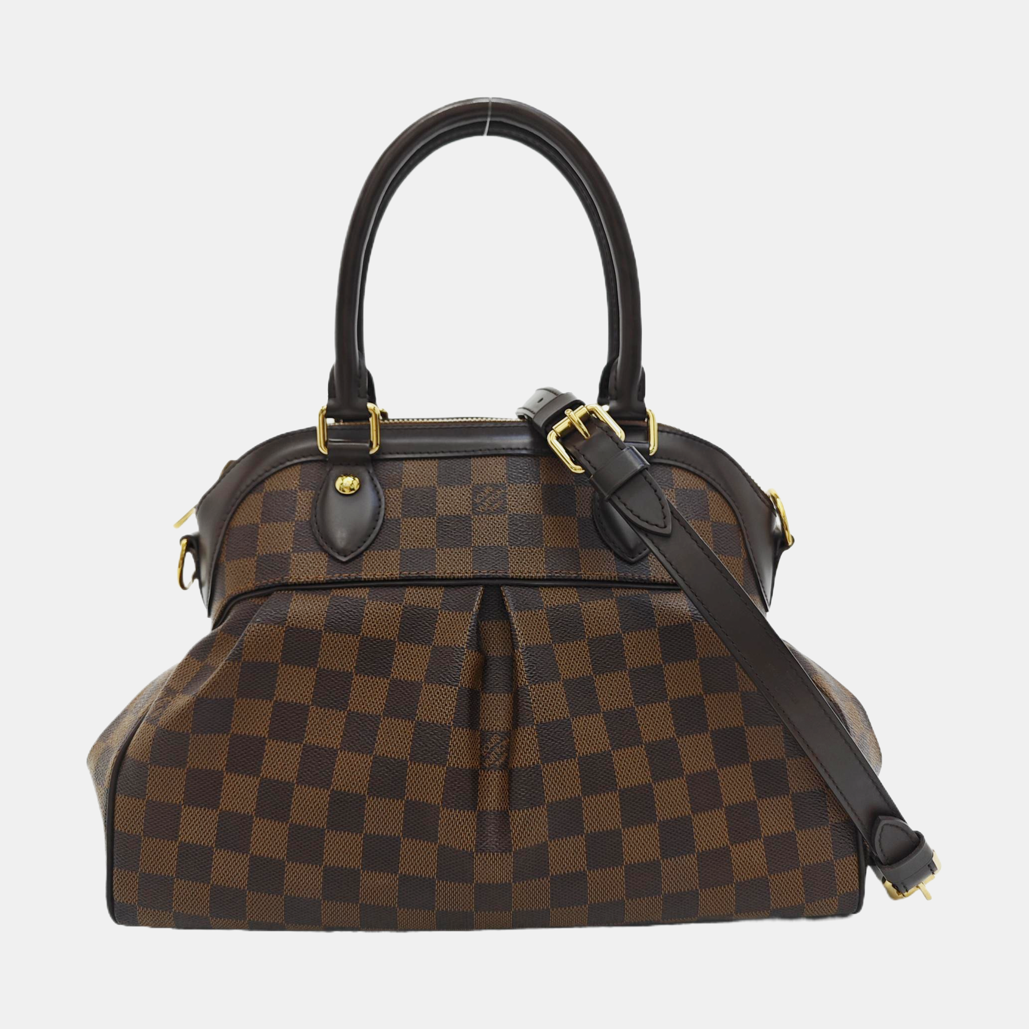 TREVI PM Damier Ebene Coated Canvas Brown
