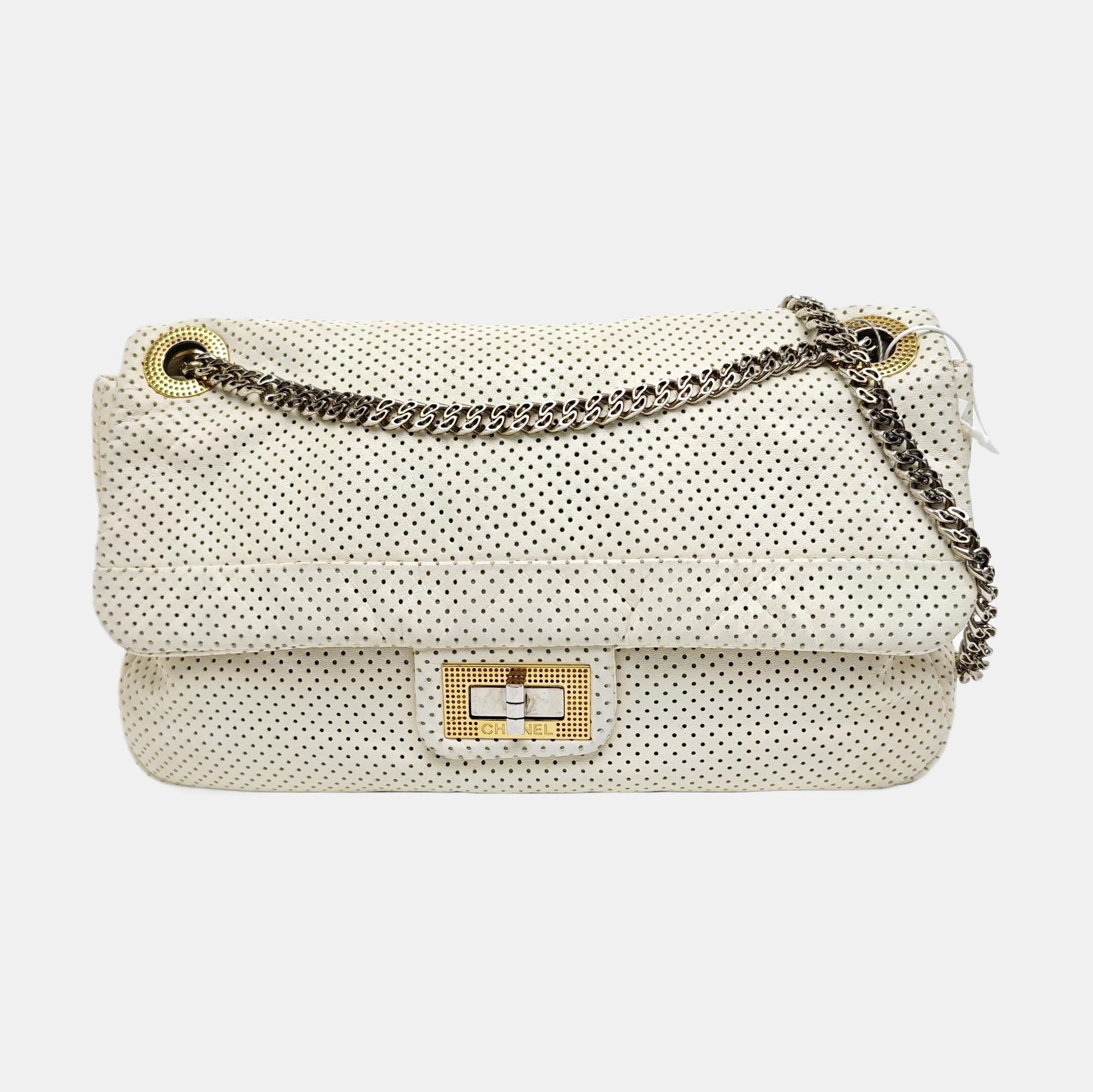 Lambskin Shoulder Bag White