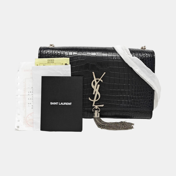 KATE Medium Calfskin Black
