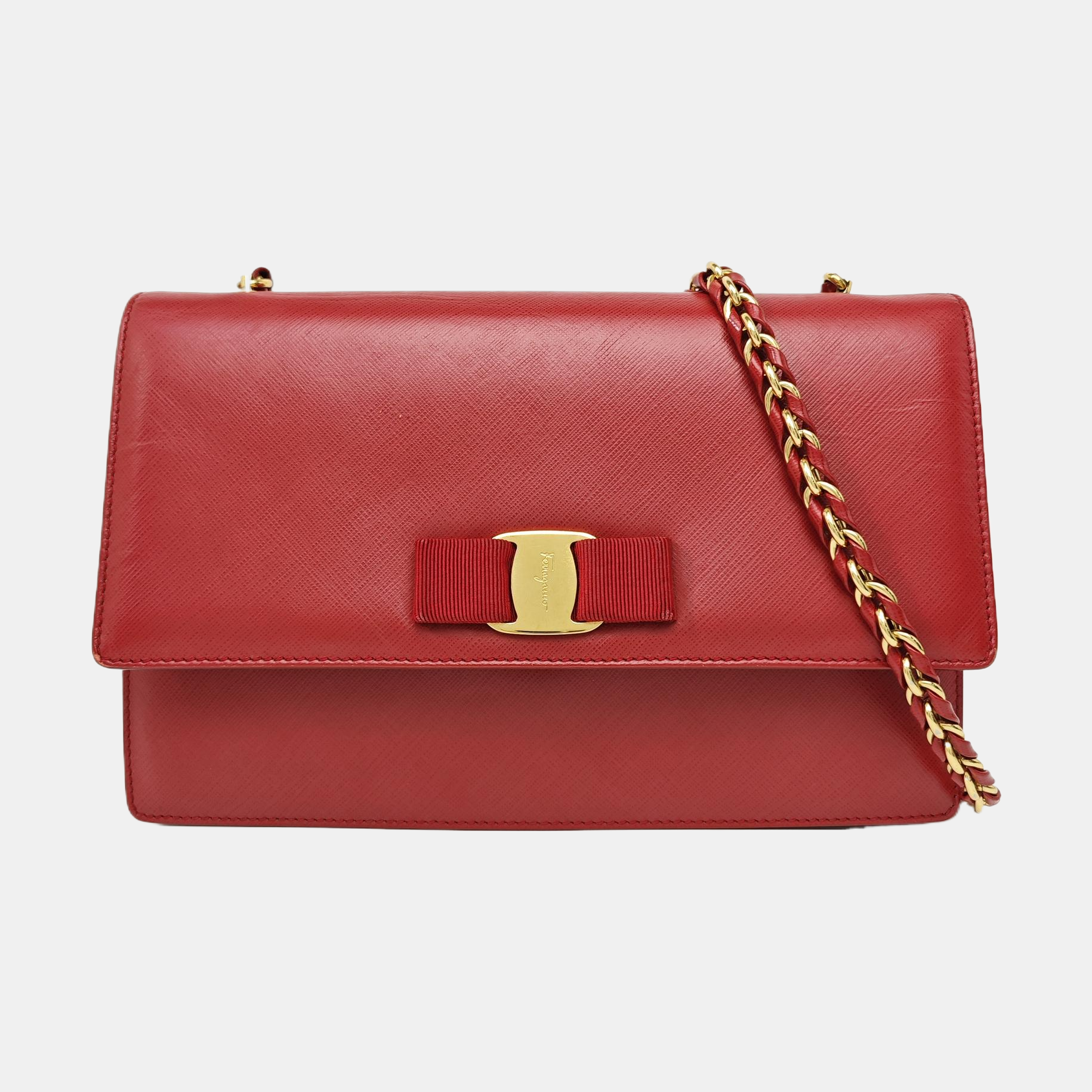Ginny Calfskin Red