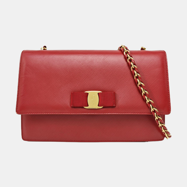 Ginny Calfskin Red