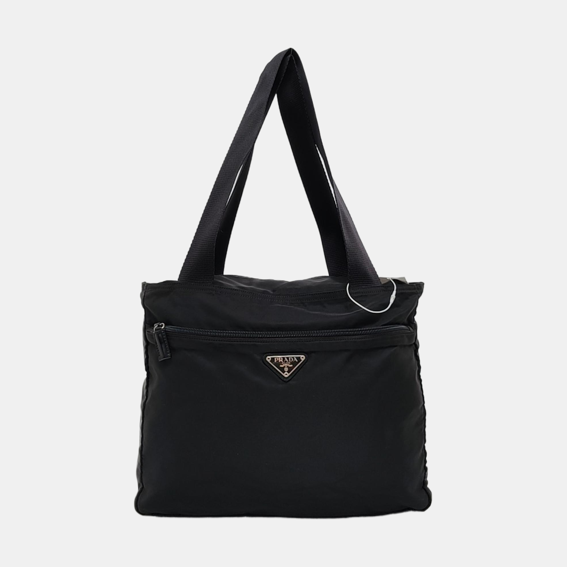 Nylon Tote Bag Black