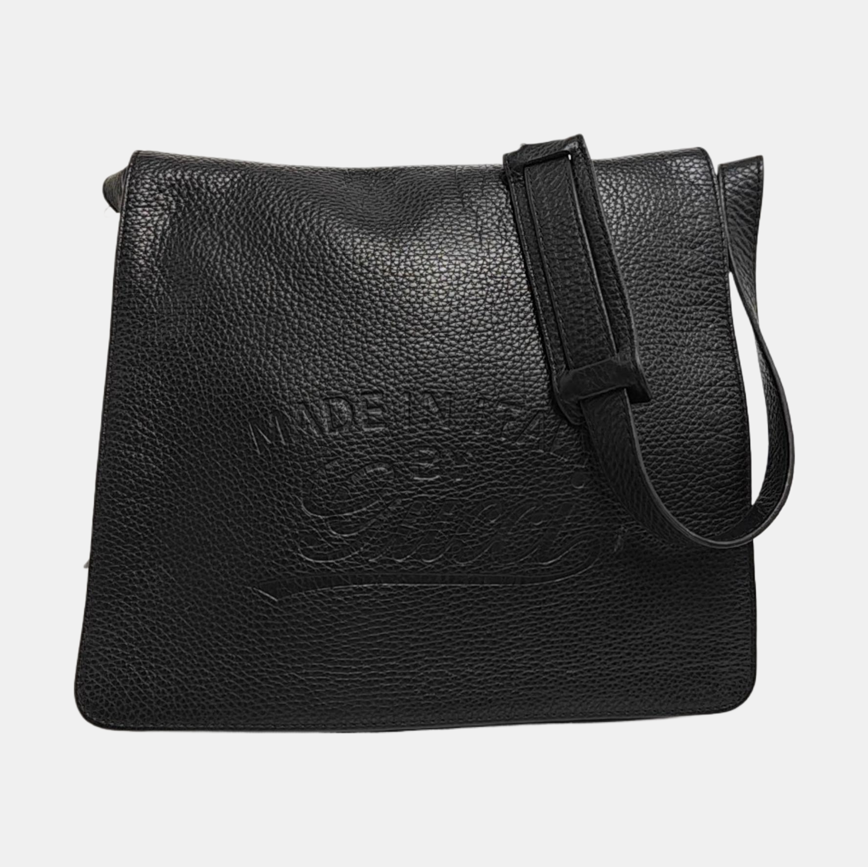 Calfskin Shoulder Bag Black