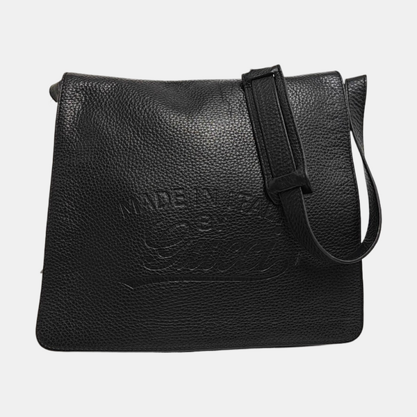 Calfskin Shoulder Bag Black