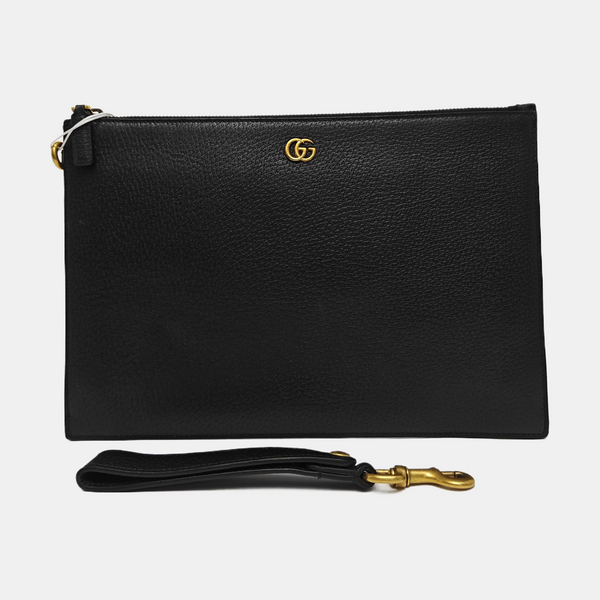 GG Marmont Large Calfskin Black