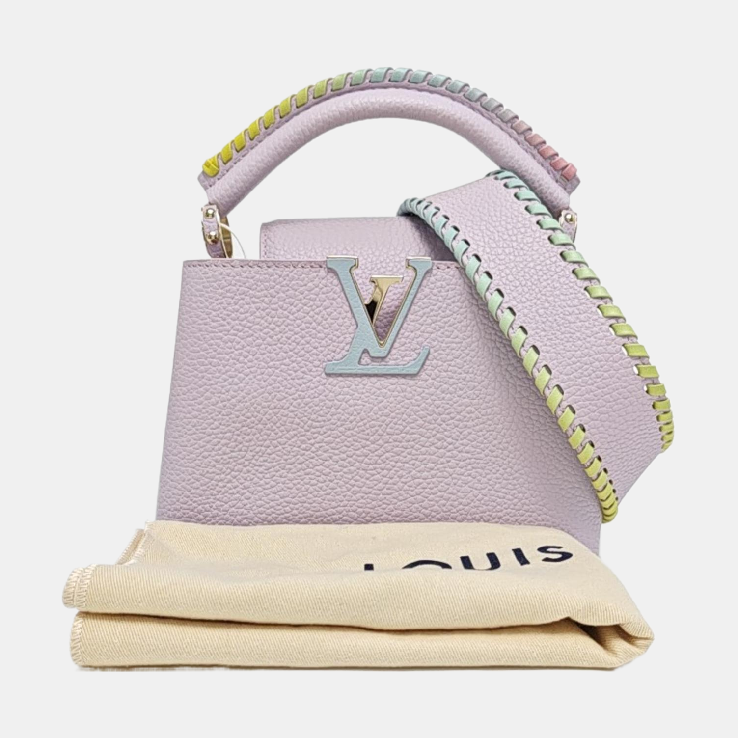 CAPUCINES Mini Calfskin Purple