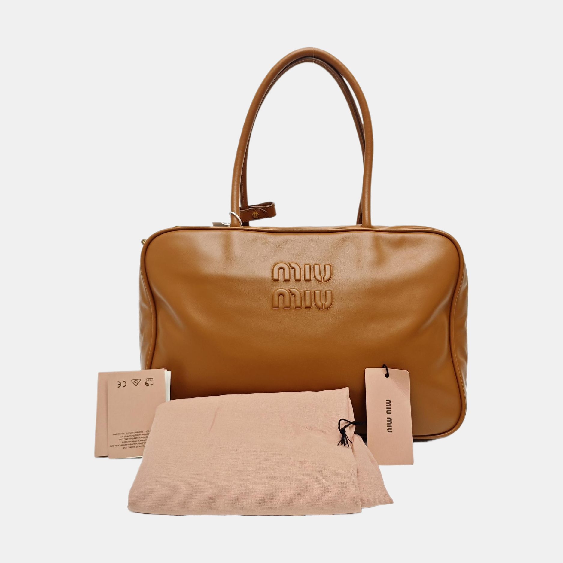 Beau Large Calfskin Brown