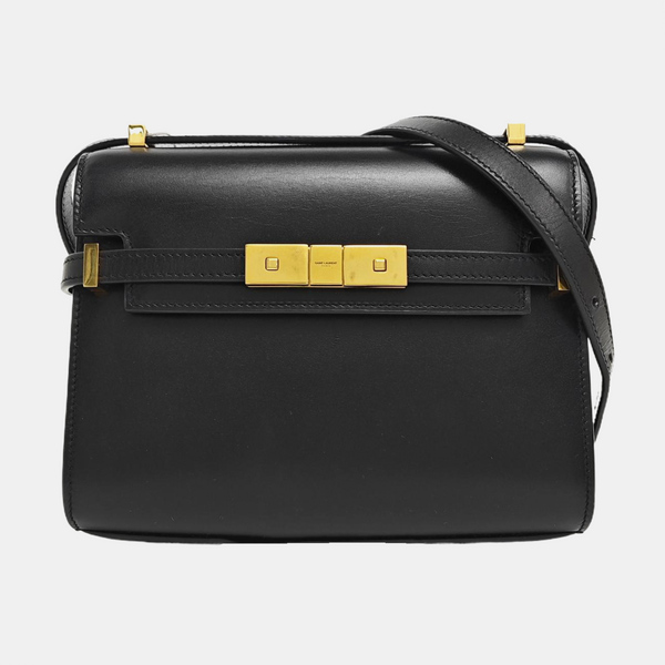 MANHATTAN Mini Calfskin Black