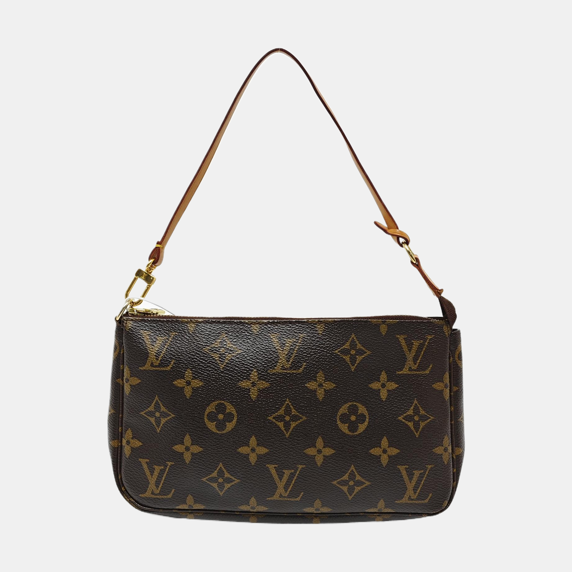 ACCESSOIRES Monogram Coated Canvas Brown
