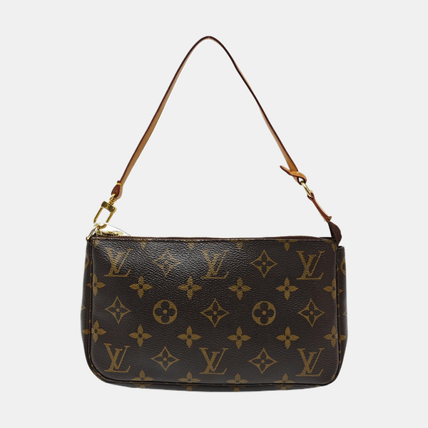 ACCESSOIRES Monogram Coated Canvas Brown