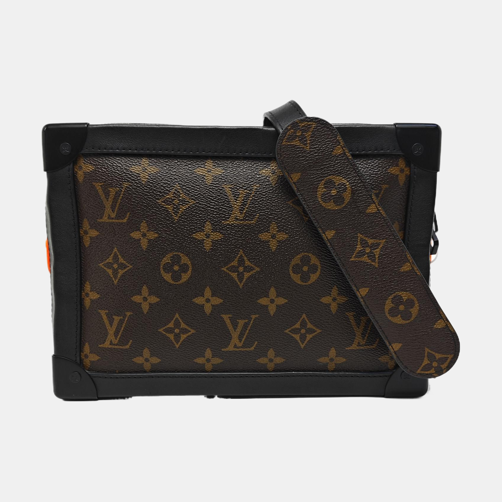 SOFT TRUNK Monogram Coated Canvas Brown