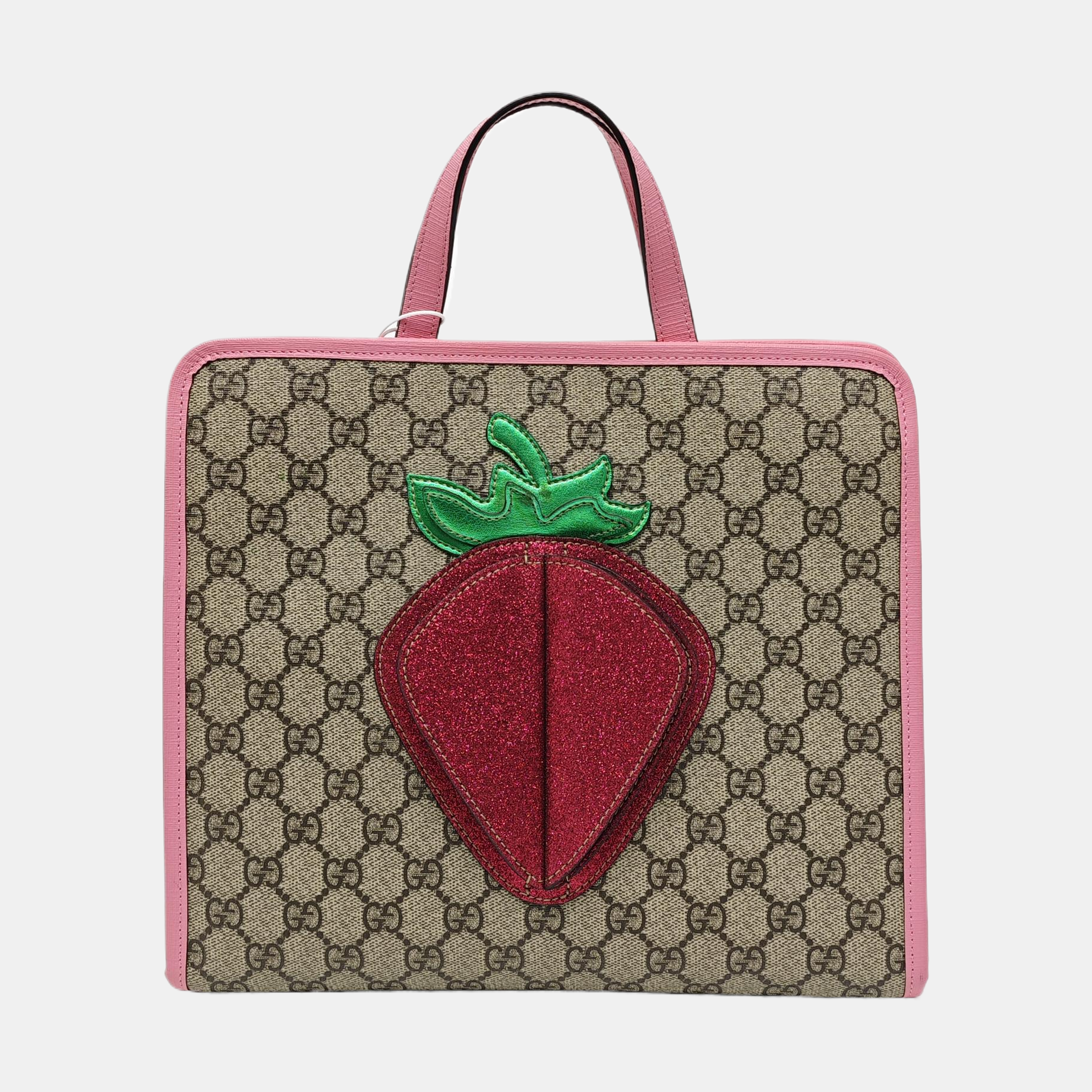 Children’s GG Bucket Monogram Coated Canvas Beige