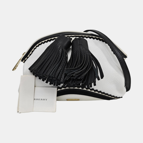 Calfskin Shoulder Bag White