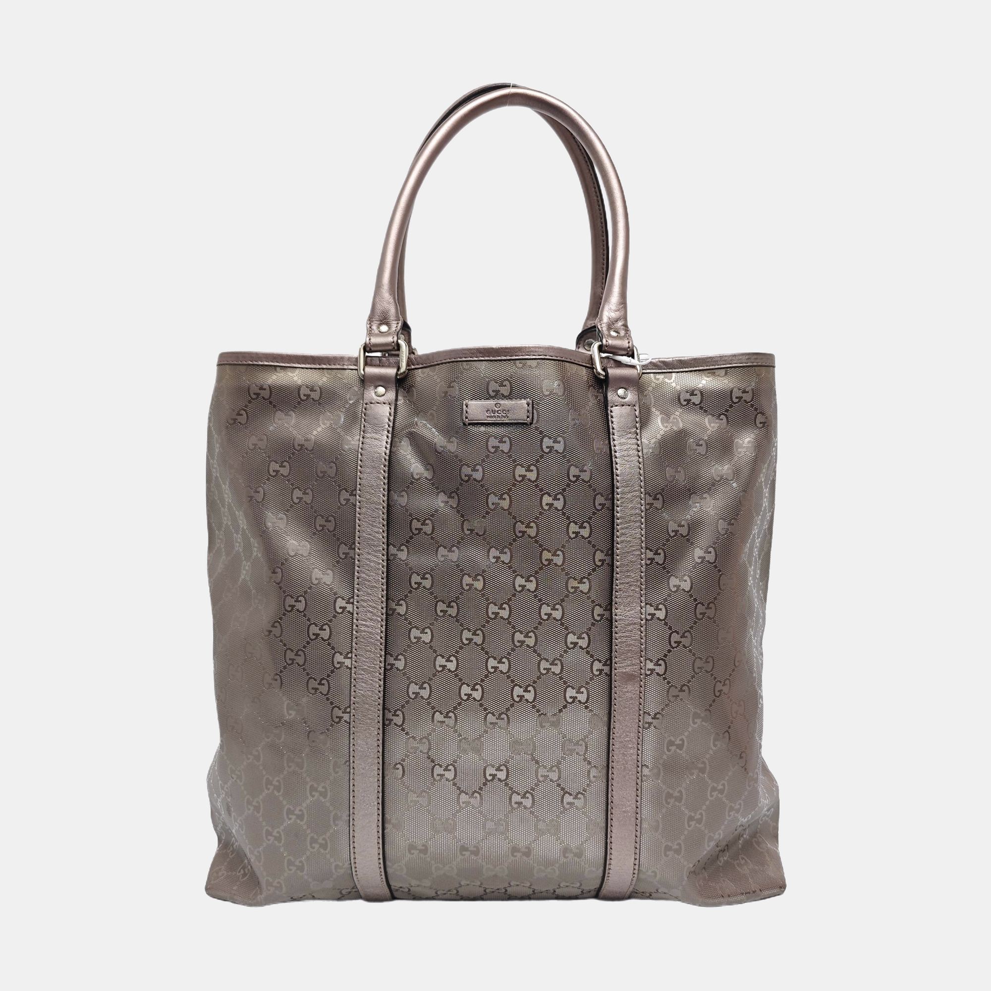 Monogram Coated Canvas Tote Bag Pink