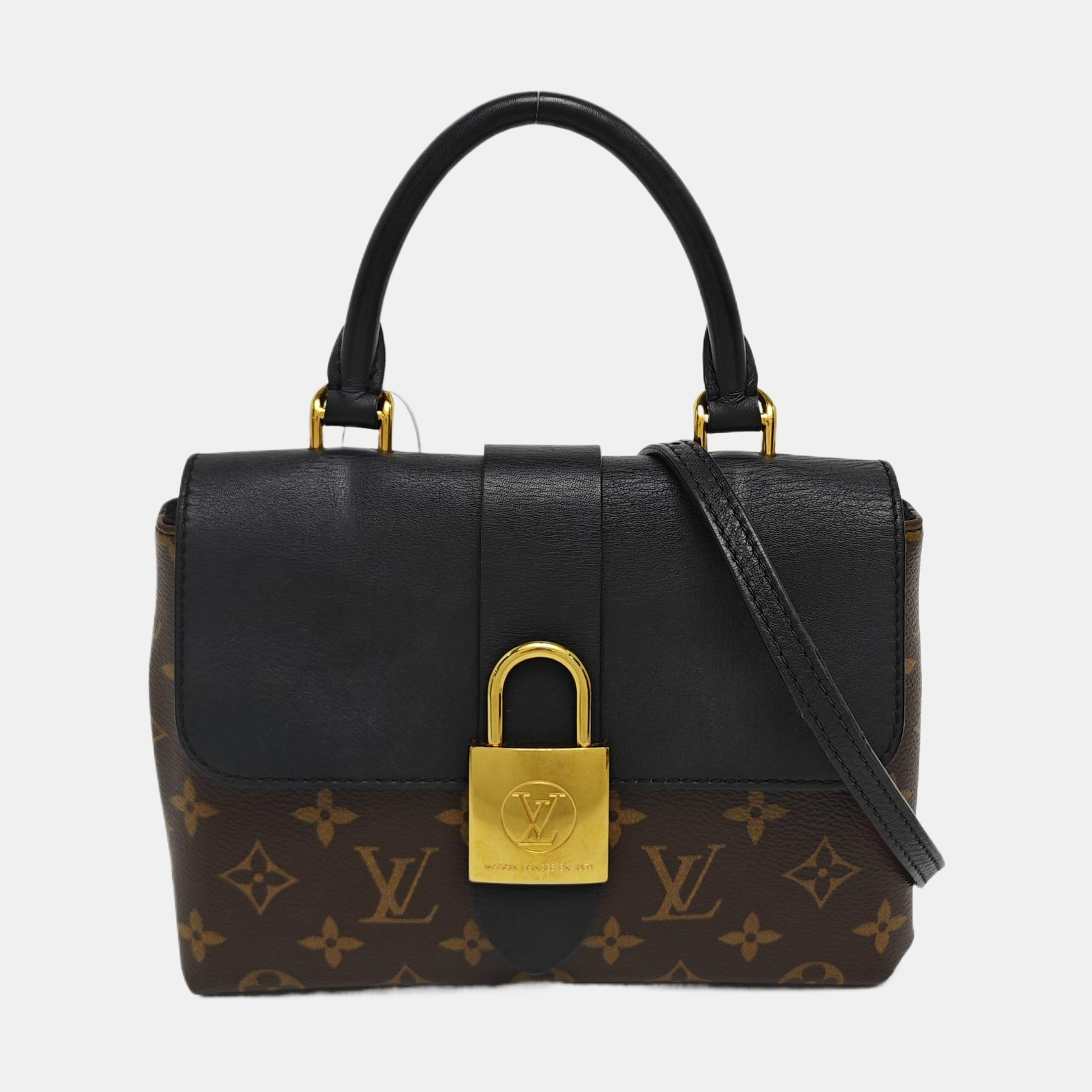 Authenticated pre-owned  LOCKY BB Monogram Coated Canvas Brown - Shoulder Bag at Looply