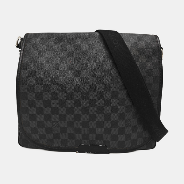 DANIEL Damier Graphite Coated Canvas Gray