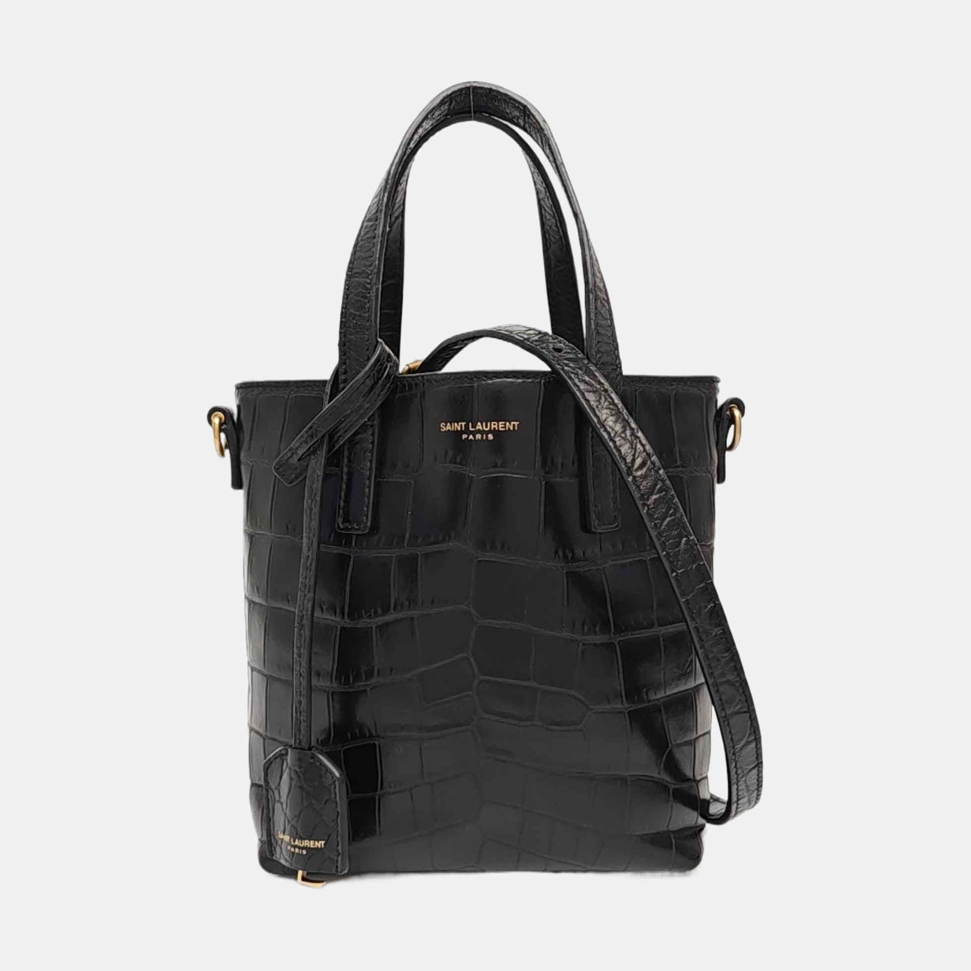 Calfskin Shoulder Bag Black