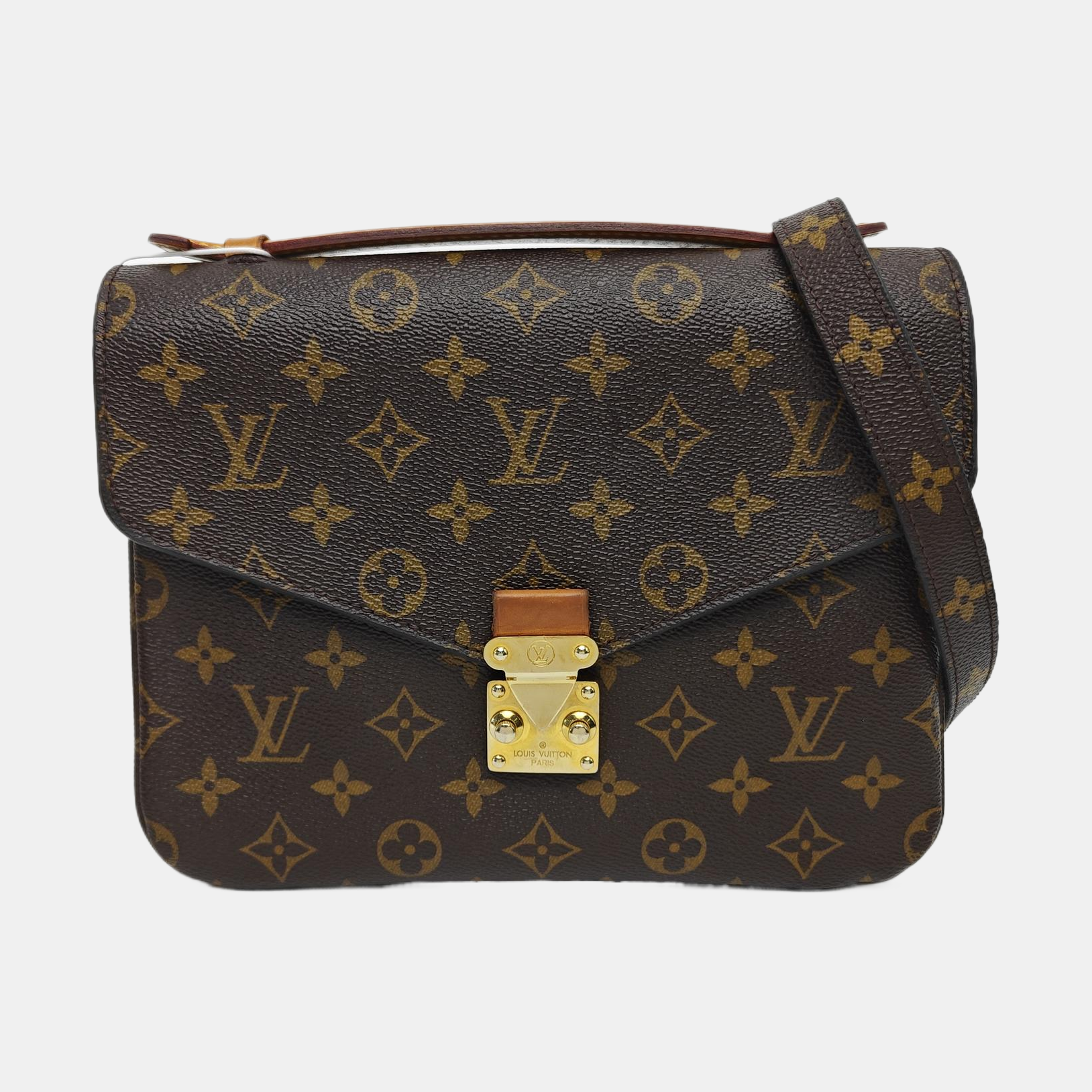 MÉTIS MM Monogram Coated Canvas Brown