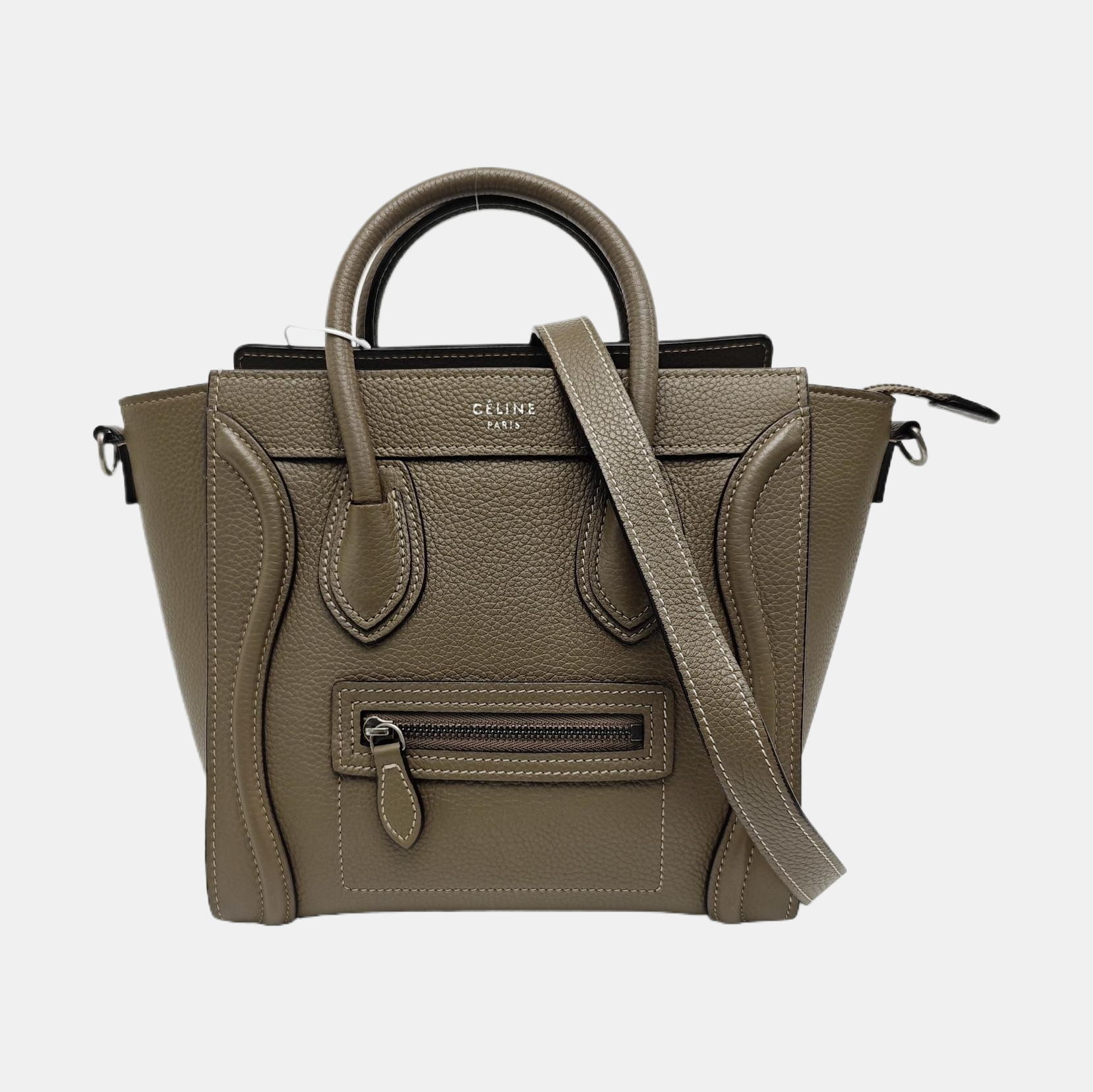 LUGGAGE Nano Calfskin Gray