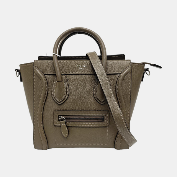 LUGGAGE Nano Calfskin Gray