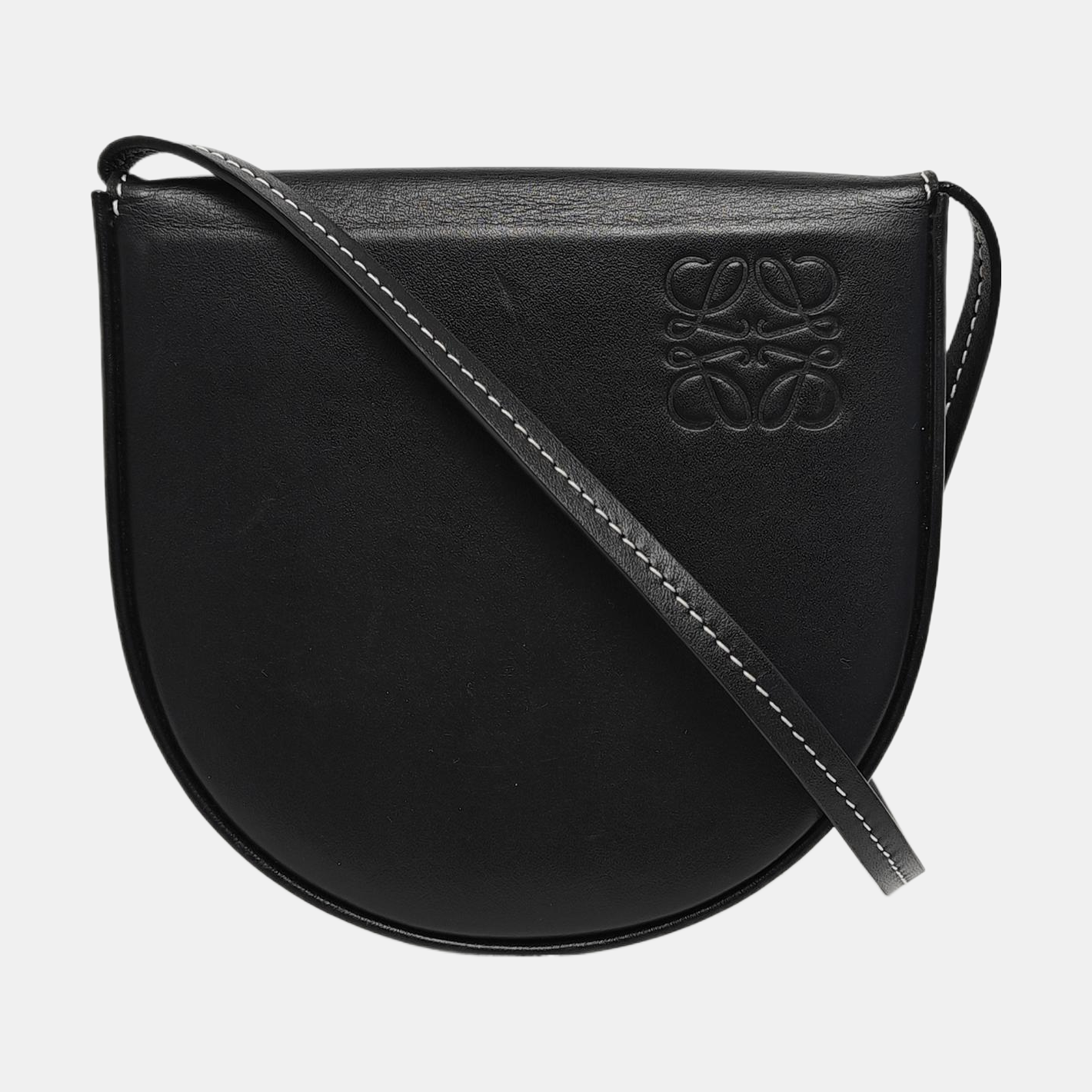 Heel Small Calfskin Black